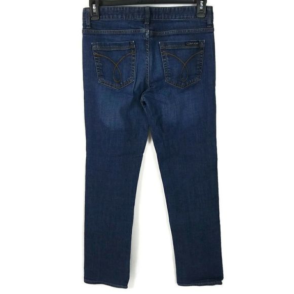 Womens Calvin Klein Skinny 29/8 Blue Jeans - Picture 3 of 6